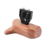 KAYULIN Hand grip Wooden Handle Grip Left Side with 1/4 screw For DSLR Camera Cage Monitor Cage (Brazilian Wood) K0208