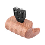 KAYULIN Hand grip Wooden Handle Grip Left Side with 1/4 screw For DSLR Camera Cage Monitor Cage (Brazilian Wood) K0208