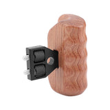 KAYULIN Hand grip Wooden Handle Grip Left Side with 1/4 screw For DSLR Camera Cage Monitor Cage (Brazilian Wood) K0208