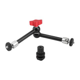 KAYULIN Versatile 11" Articulating Magic Arm With Shoe Mount and stainless steel 1/4 inch screw ball head for Universal K0244