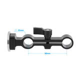 Kayulin Cheese Handgrip With ARRI Rosette M6 Mount Connection & 15mm Rod Clamp For DLSR Camera Shoulder Rig K0353