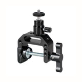 KAYULIN Heavy-duty C Clamp Grip with 1/4"-20 Ball Head Support Holder (Black Locking Knob) K0140