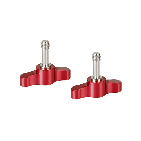 KAYULIN M6 ×18 Thumbscrew Assembly Knob Red (2 Pieces) For Universal K0178