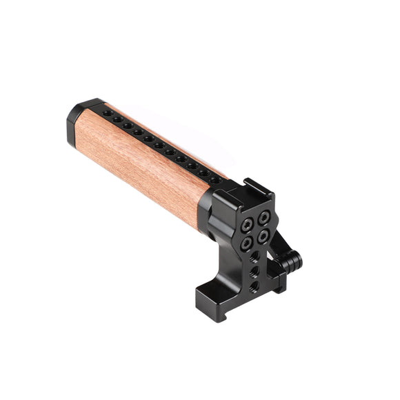 KAYULIN Quick Release Wooden Handle Grip With ARCA-Swiss Quickset Adapter For DSLR Camera Cage Kit K0117