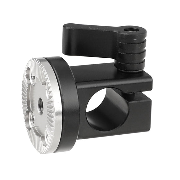 KAYULIN New design 15mm Single Rail Rod Clamp With M6 ARRI Style Rosette Mount For DSLR Camera Cage Handgrip K0092