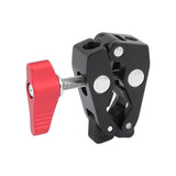 KAYULIN 2 Piece Super Crab Clamp With 1/4"-20 & 3/8"-16 Mounting Points (Black T-handle) Photo Studio Kit K0213