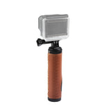 KAYULIN Leather Handle Grip With Monopod Mount Adapter For GoPr HD HERO 1 2 3 4 Camera K0254