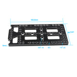 KAYULIN Versatile Cheese Plate Battery Backboard Plate For V Lock Mount Power Splitter K0085