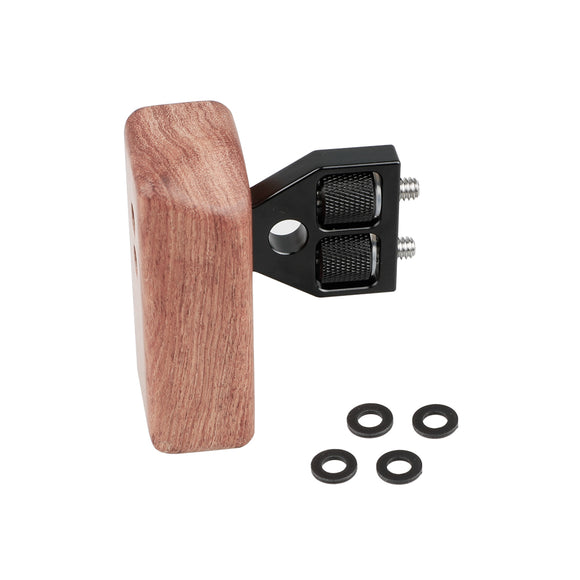 KAYULIN DSLR Wood Wooden Handle Grip Mount Support Left Handle for DV Video Cage Rig Camara Fotografia Accessories K0206