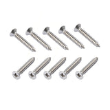 KAYULIN M4x25mm Countersunk Cross Recessed Truss Head Machine screws Flat heads Tip tail self tapping screw 25mm Length K0264