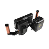 KAYULIN Director’s Monitor Supporting Cage Rig With Dual Wooden Handgrip & Battery Plate For Dslr Monitor K0112