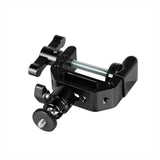 KAYULIN Heavy-duty C Clamp Grip with 1/4"-20 Ball Head Support Holder (Black Locking Knob) K0140