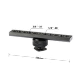 KAYULIN  Standard NATO Safety Rail 105mm & Shoe Mount & 3/8"-16 Female Thumbscrew K0148