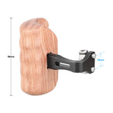 KAYULIN Wooden Handgrip With Invertible 1/4" Thumbscrew Connection For Universal DSLR Camera Cage Rig (Right Side) K0175