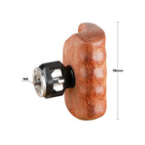 KAYULIN Dslr Camera Wooden Hand Grip With M6 ARRI Rosette Mount (Left) for Universal Camera K0171