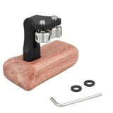 KAYULIN New arrival Reversible Wooden Hand Grip Medium Size With 1/4"-20 Thumbscrew Knob Left Side for DSLR camera cage rig K0094