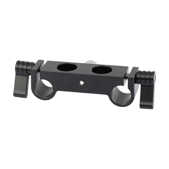 KAYULIN 4-Holes 15mm Rod Clamp for tripod base plate Photo Studio Accessory Hot sale K0296