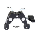 KAYULIN New design Super Crab Clamp With 1/4"-20 & 3/8"-16 Mounting Points for photo studio K0048