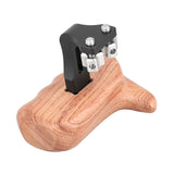 KAYULIN Wooden Handgrip With Invertible 1/4" Thumbscrew Connection For Universal DSLR Camera Cage Rig (Right Side) K0175