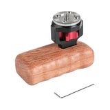 KAYULIN Universal Wooden Handgrip With M6 Rosette Connection For Dslr Camera Cage Kit (Left Hand) K0098