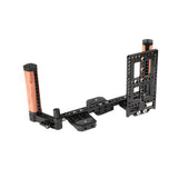 KAYULIN Director’s Monitor Supporting Cage Rig With Dual Wooden Handgrip & Battery Plate For Dslr Monitor K0112