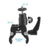 Kayulin Small Super Clamp Crab With 1/4"-20 Mini Ball Head For LCD screen Monitor photographic equipment K0368