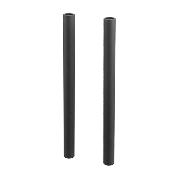 KAYULIN 15mm Carbon Fiber Rods 20cm Long For DSLR Camera Baseplate Follow Focus (2 Pieces) K0008