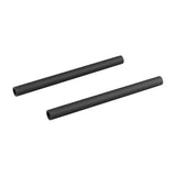 KAYULIN 15mm Carbon Fiber Rods 20cm Long For DSLR Camera Baseplate Follow Focus (2 Pieces) K0008