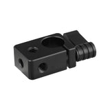 KAYULIN Handy 15mm Single Rod Clamp Adapter With 1/4"-20 Thread Holes For DSLR Camera Cage Rod Support System K0018