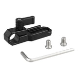 KAYULIN Single 15mm Rod Clamp with Cold Shoe (Black Wingnut) K0021