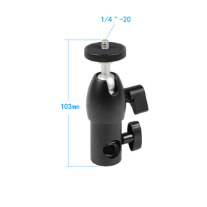 KAYULIN Light Stand Head Mount With Tripod Heads Mini Ball Head 360 Degree Rotating for DSLR Photo Studio accessory K0270