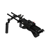 KAYULIN Shoulder Mount Rig With ARRI 12 inch Dovetail Bridge Plate & Rosette Handgrip Pair For DSLR Camera / DV Camcorder K0277