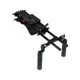 KAYULIN Shoulder Mount Rig With ARRI 12 inch Dovetail Bridge Plate & Rosette Handgrip Pair For DSLR Camera / DV Camcorder K0277