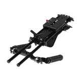 KAYULIN Shoulder Mount Rig With ARRI 12 inch Dovetail Bridge Plate & Rosette Handgrip Pair For DSLR Camera / DV Camcorder K0277