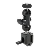 KAYULIN new design Cold Shoe Rod Clamp Black Wingnut for DSLR 15mm rail system K0029