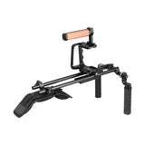 KAYULIN Pro Camera Shoulder Mount Rig With Half Cage Manfrotto Quick Release Plate Base For BMPCC 4K K0300