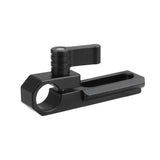 KAYULIN Single 15mm Rod Clamp with NATO Rail Black Wingnut K0031