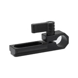 KAYULIN Single 15mm Rod Clamp with NATO Rail Black Wingnut K0031