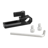 KAYULIN Single 15mm Rod Clamp with NATO Rail Black Wingnut K0031