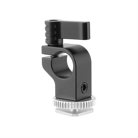 Kayulin Standard 15mm Rod Clamp with Hot Shoe Mount Used for Any Shoe Mount Style Accessories K0319
