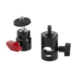 Kayulin Light Stand Mount With 1/4''-20 Mini Ball Head For Camera Monitor Mic K0322