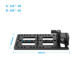 Kayulin Multi-purpose Cheese Plate Backboard Plate With 15mm Rod Clamp For V Lock Mount Power Splitter K0337