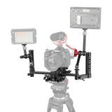 Kayulin Open-ended Camera Cage Kit With Manfrotto QR Plate & 15mm LWS Rod System & Cheese Grips & Lens Support live broadcasting K0341