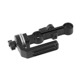 Kayulin 15mm Double Rod Clamp With Standard ARRI Rosette Extension Part With M6 Lock Knob & Double 1/4" Mounting Groove K0350