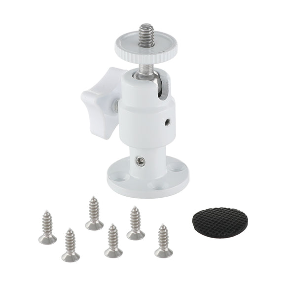 Kayulin Security Wall Mount With 1/4inch Male Mini Ball Head For CCTV Camera Surveillance System White K0354