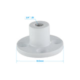 Kayulin Photography Studio Video Wall Ceiling Table Mount White Color with 1/4"-20 Female Thread K0356