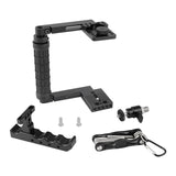 Kayulin Camera Cage Kit With Top Cheese Handle Shoe Mount Adjustable side handle For Canon Nikon Cameras K0360