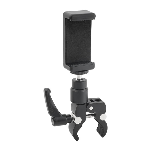 Kayulin Super Clamp Crab Clamp Bracket with Ball Head Mount Cell Phone Clip For Cellphone Smart Phone K0377