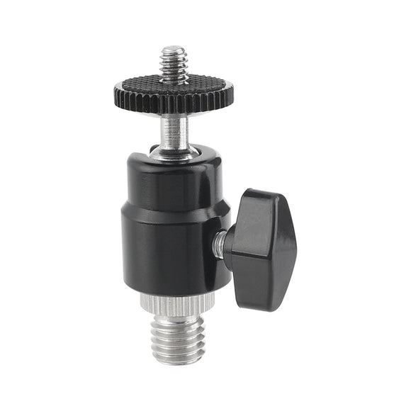 Kayulin 1/4 inch Mini Ball Head With 1/4 inch Male to M12 Male Double-end Screw Adapter For Camera Accessory Photo Studio K0362