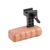 KAYULIN DSLR Camera Wooden Handle Grip Quick Release NATO Side Handle (Left Hand) K0100